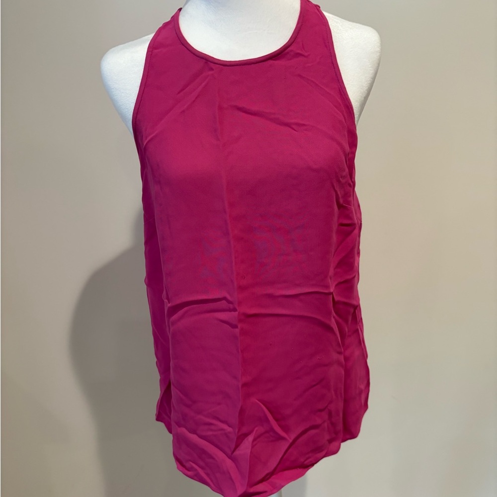 J. Crew Vibrant Pink Tank Top